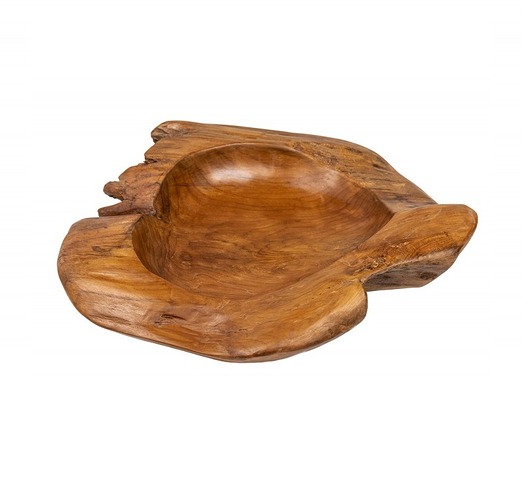 miski i misy Misa teakowa Wood Plate II 30cm, drewniana