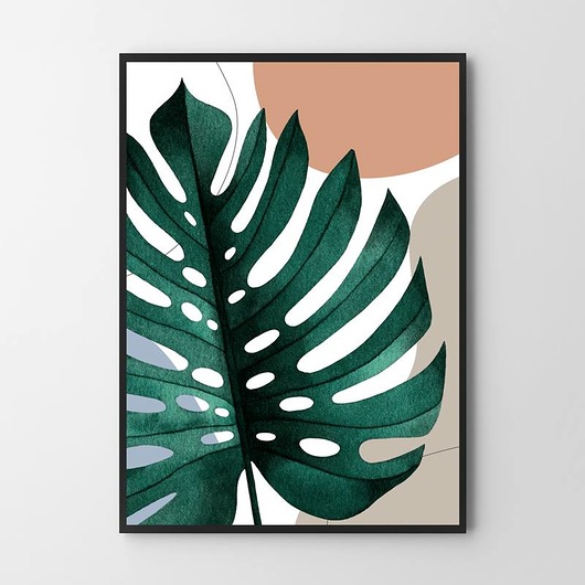 plakaty Plakat Boho Monstera