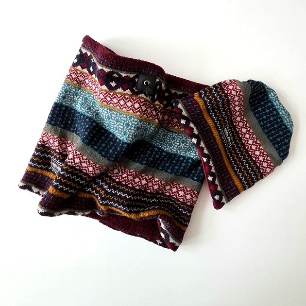 szale damskie Wełniany zimowy komplet w pięknym wzorze wełna i baranek