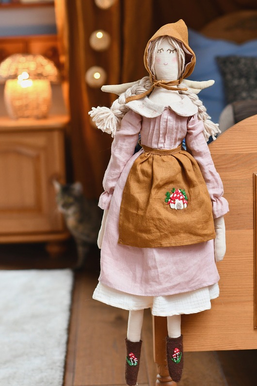 lalki Ręcznie szyta lalka anioł