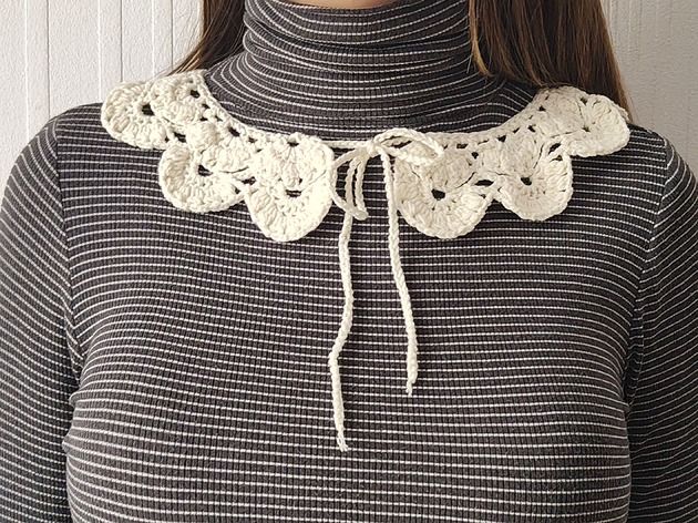 Akcesoria pozostałe Modny biały kołnierzyk