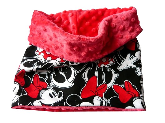 szaliki dziecięce Minnie -komin, ocieplacz