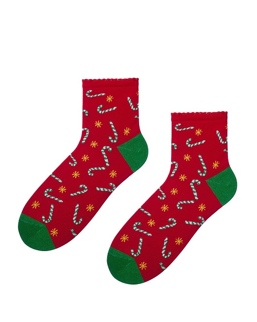 Skarpetki świąteczne damskie Laski Popsox