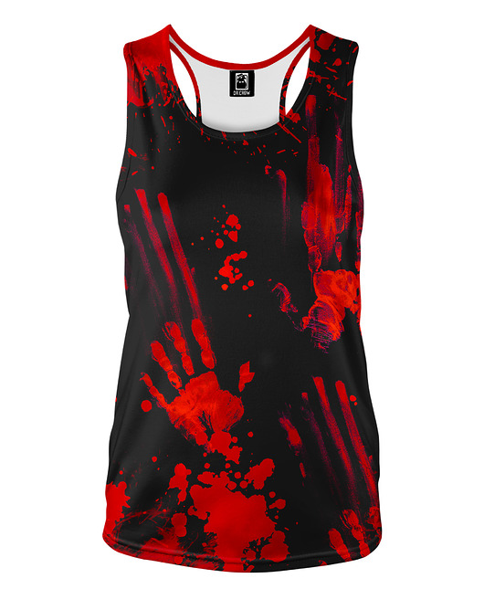topy damskie DR.CROW Bokserka Damska Zombie Black