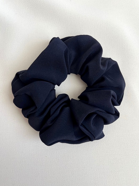 gumki do włosów Jedwabna gumka do włosów Navy Blue - 3 rozmiary