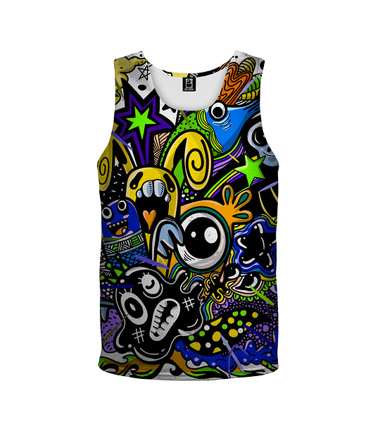 t-shirty dla dziewczynki Bokserka Top Girl DR.CROW Doodle