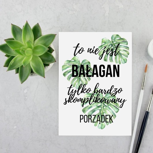 grafiki i ilustracje plakat z napisami to nie jest bałagan NASTOLATEK