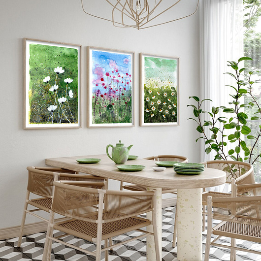 grafiki i ilustracje Zestaw 3 prac