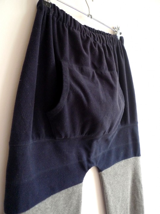 granatowo szare Maruna Upcycled