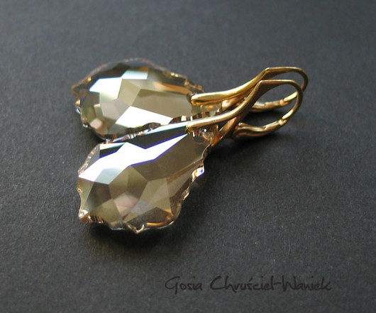 kryształ Swarovski w złocie Gosia Chruściel-Waniek