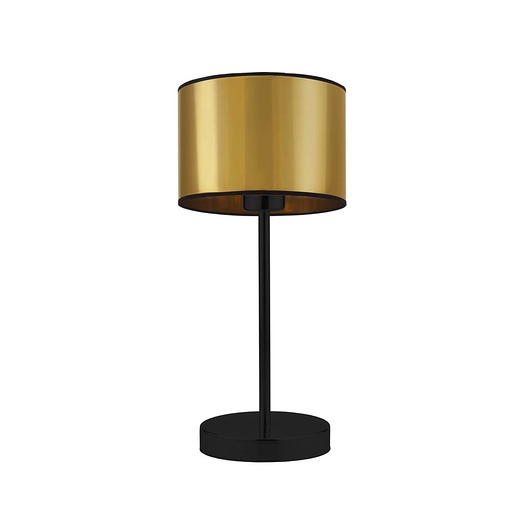 lampy stołowe Industrialna lampka nocna ze złotymi elementami NICEA MIRROR