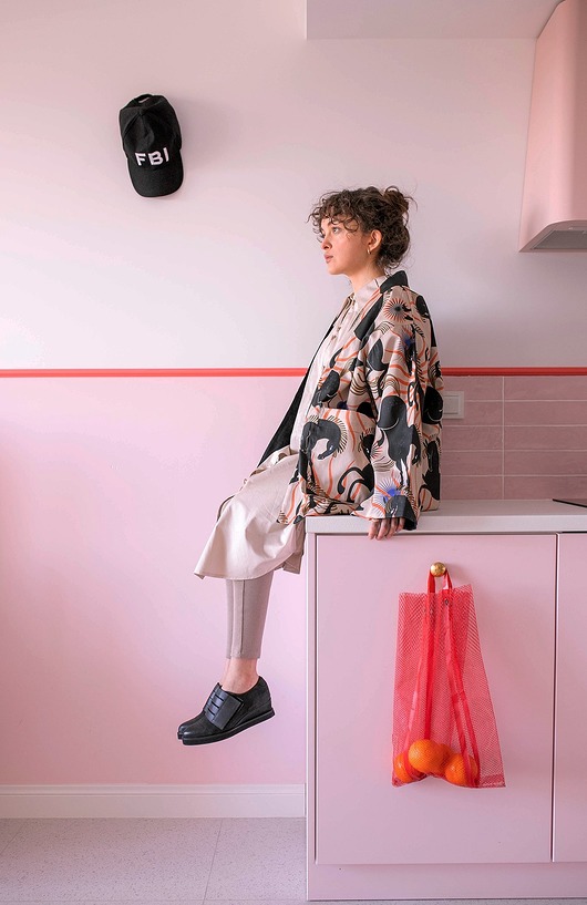 BESTSELLER : Wiosenne Kimono "Horses" Zwei frauen
