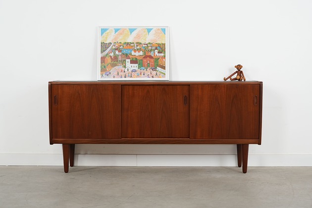 komody i szafki Sideboard tekowy, duński design, lata 70, produkcja: Dania
