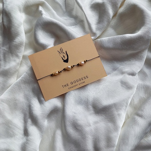 Czarna bransoletka perły + hematyty VENUSS concept store
