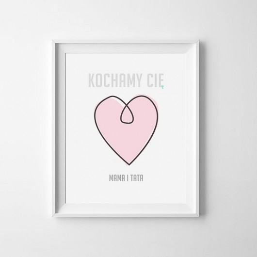 Obrazek kochamy Cię smalldesign