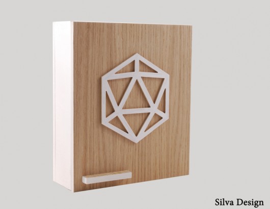 organizery Szafka na klucze GEOMETRIC biała