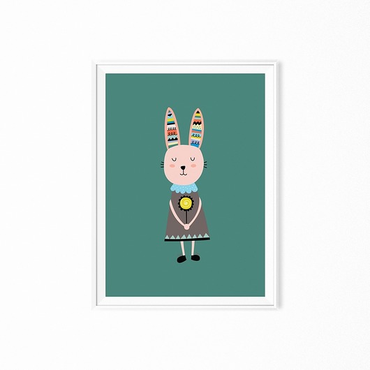 Plakat skandynawski Rabbit myscandi