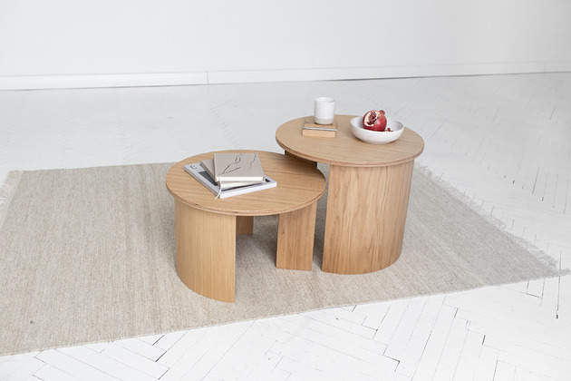 stoliki kawowe Stolik kawowy GIRO Coffee Table dąb
