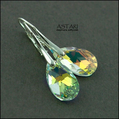 kryształ SWAROVSKI TEARDROP - CRYSTAL AB Astari