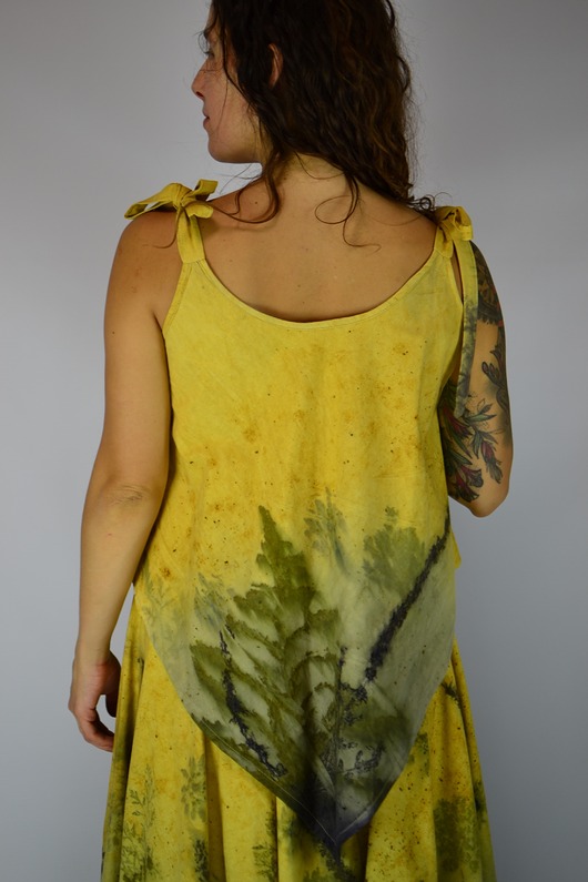 topy damskie Barwiona Roślinami Bluzka "Łąka w Słońcu"