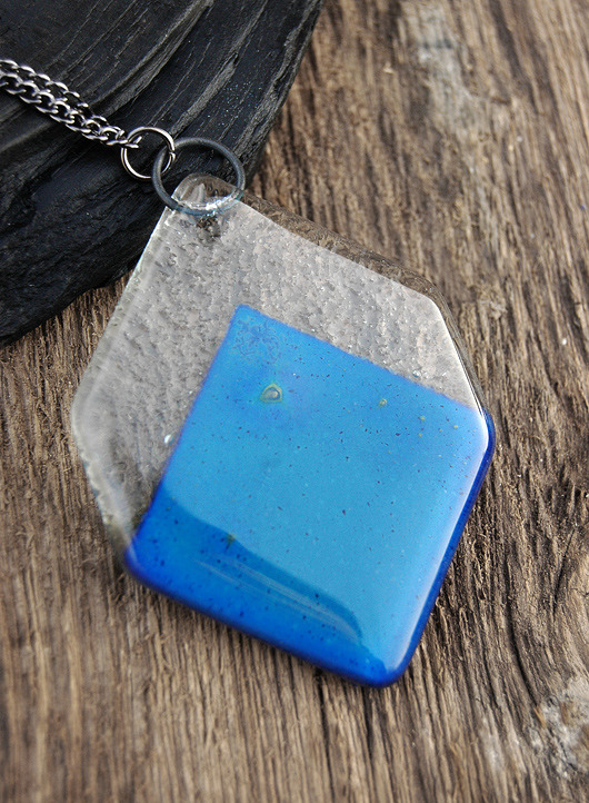 wisior cube vetro