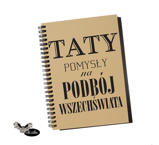 Taty pomysły na podbój .., z eko papieru Sowia Aleja