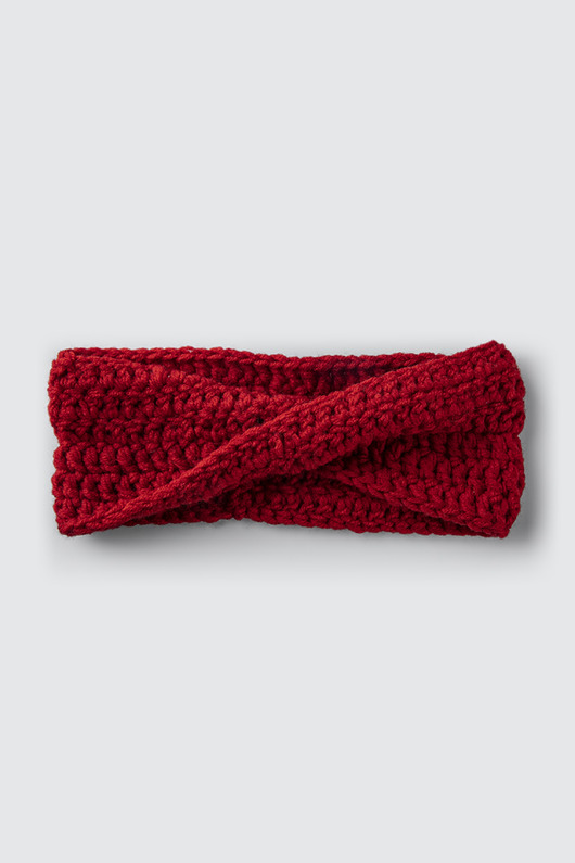 Opaska z węzłem z wełny merynosa handmade HisOutfit