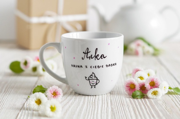 kubki Kubek z imieniem Fajnej Babki