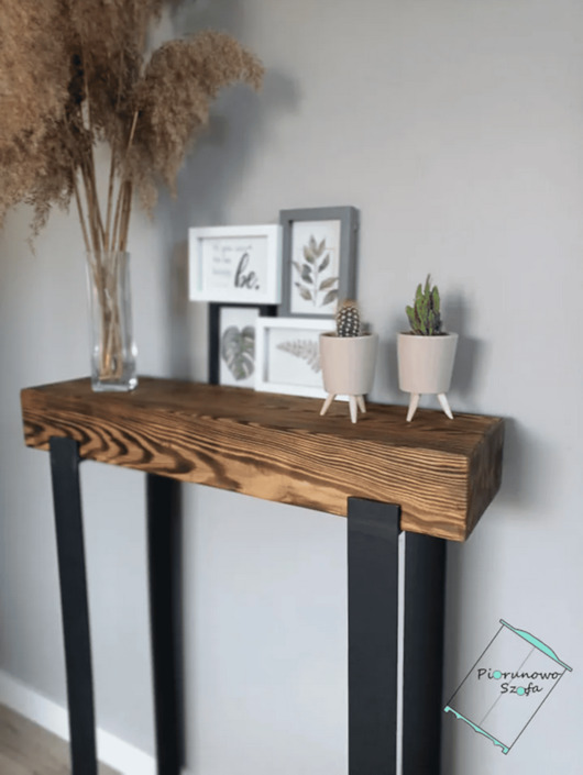 półki Półka regalik loft z belki