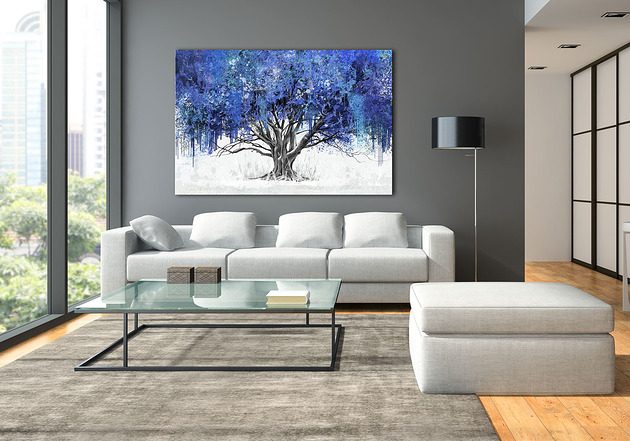 obrazy Obraz na płótnie   DRZEWO ABSTRAKCJA