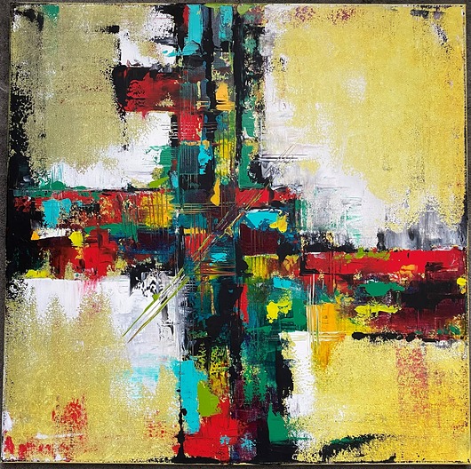 obrazy Obraz na płótnie- Drogowskazy 70x70 cm (oryginał)