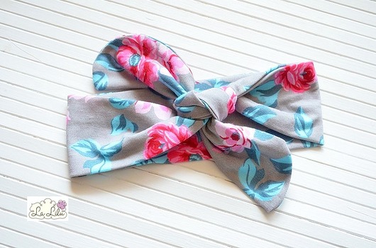 Opaska Pin - Up Kwiaty La Lilu