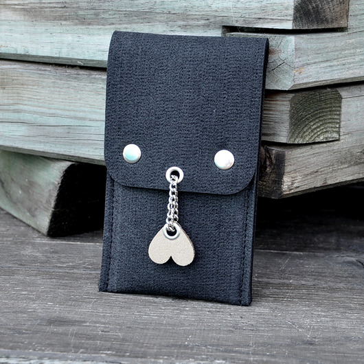 piórniki Etui na długopisy i ołówki - czarne z beżem