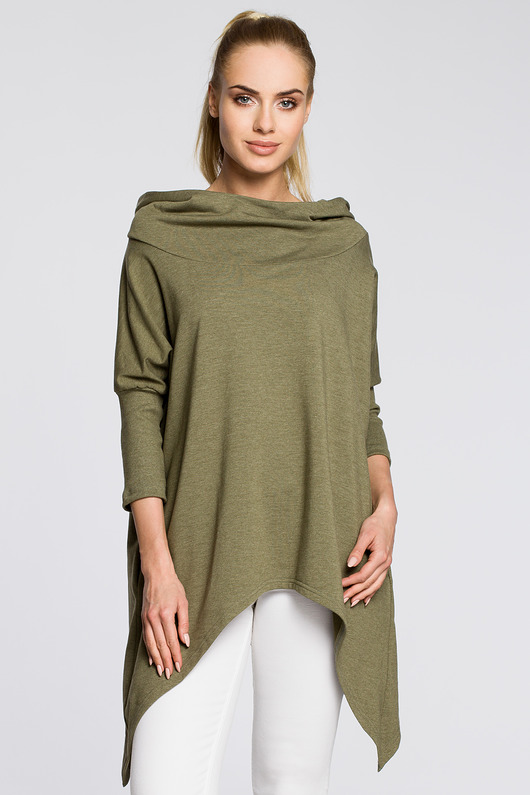 Asymetryczna peleryna-khaki(M-207) MOE