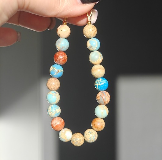 bransoletki z kamieni naturalnych Bransoletka jaspis