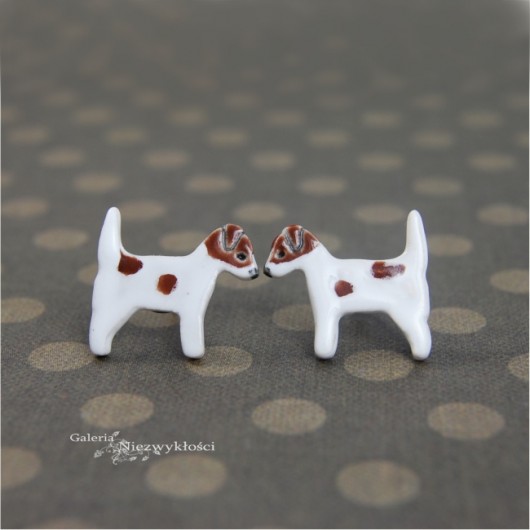 Jack russell terrier pieski- ceramiczne sztyfty Dorca