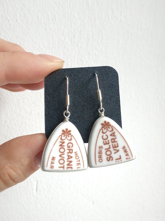 kolczyki ceramiczne Kolczyki ceramiczne Hotel Orbis