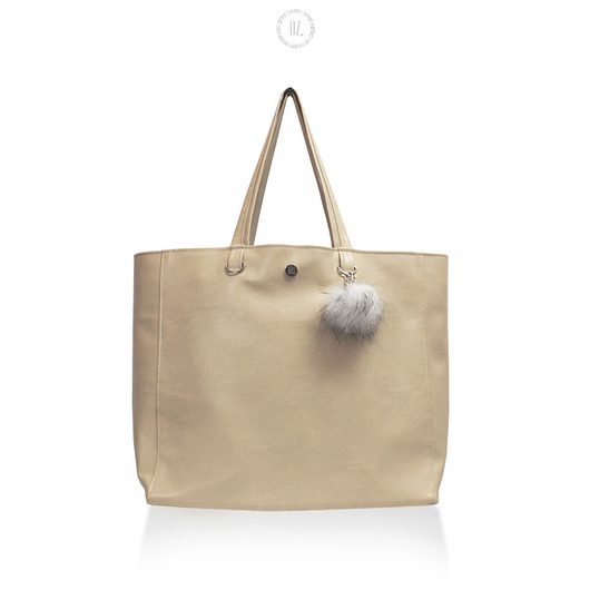 FINAL SALE % Duża Torba LATTE - ekoskóra Bags of OZ