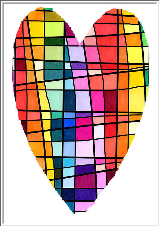 grafiki i ilustracje 54. SERCE - rysunek, plakat.