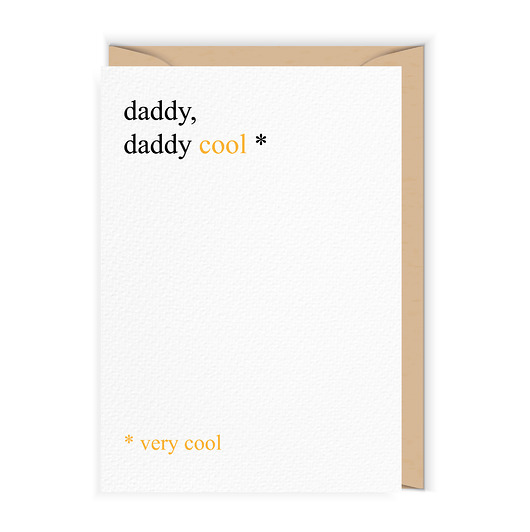 kartki okolicznościowe - wydruki Kartka na Dzień Taty Daddy cool
