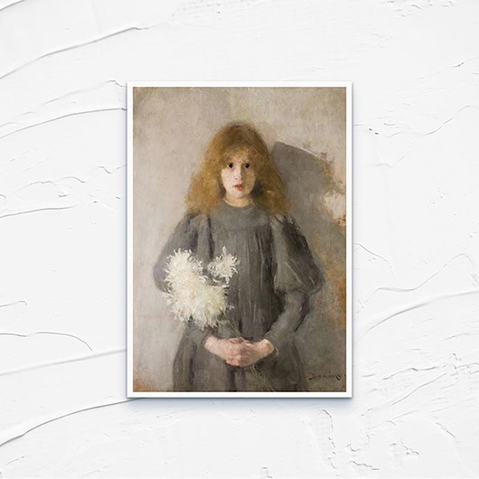 kartki okolicznościowe - wydruki Kartka Premium - ... z chryzantemami, Boznańska