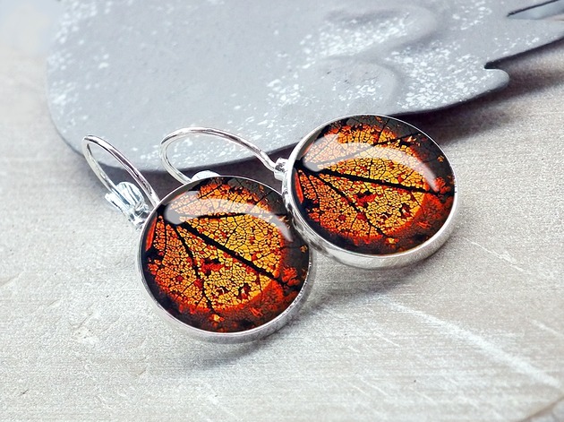 kolczyki - inne Kolczyki Ciepłe światło