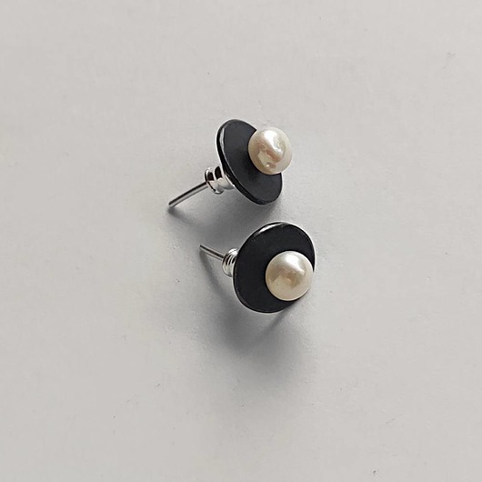 kolczyki z kamieniami Kolczyki OKRĄG