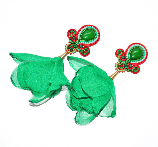 kolczyki soutache Sutaszowe kolczyki  PRESENA _ EXPRESS