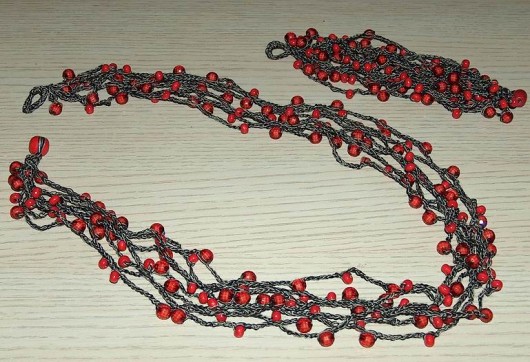 Czerwone w melanżu MonikaKS