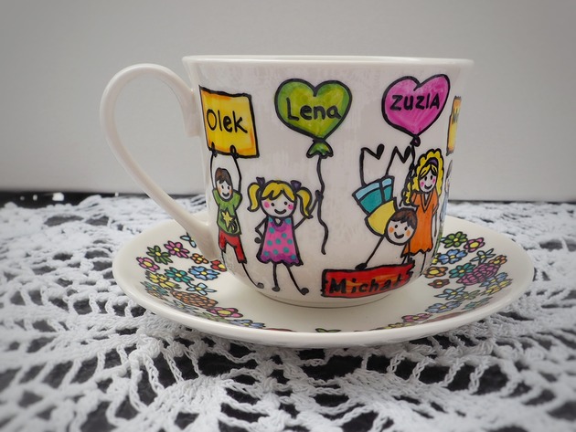 filiżanki Filiżanka dla nauczyciela BALONY