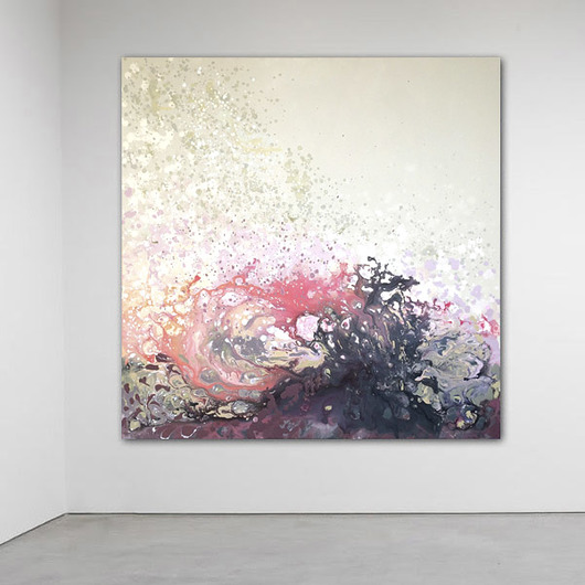 Płótno 100x100cm, obraz farbami akrylowymi Beata Jarecka