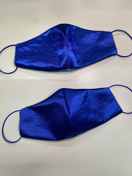 maseczki ochronne maseczka,  chabrowa satyna +  bawełna