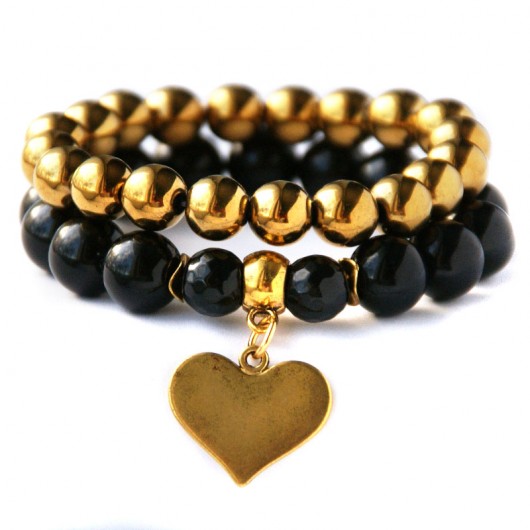 KOMPLET :: black & gold kaktusia