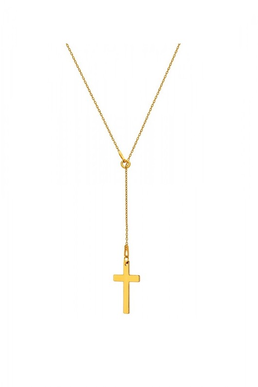 Naszyjnik krawatka  krzyżyk- srebro 925  Coccola JEWELLERY